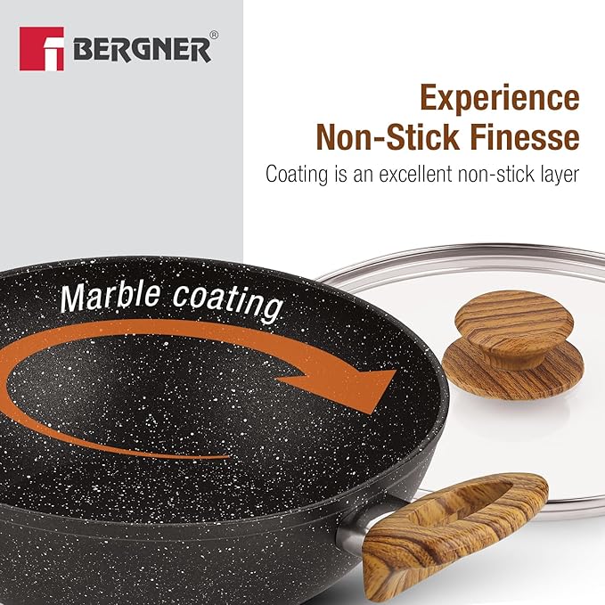 Ivory Black Granite 2 Pcs Cookware Set