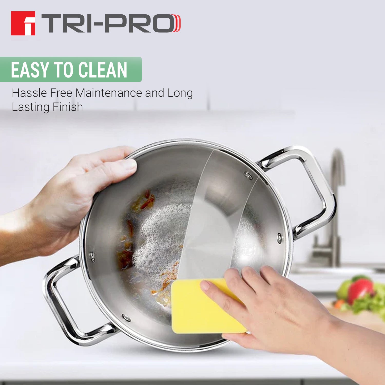 Tripro 6 Pcs Triply Cookware Set