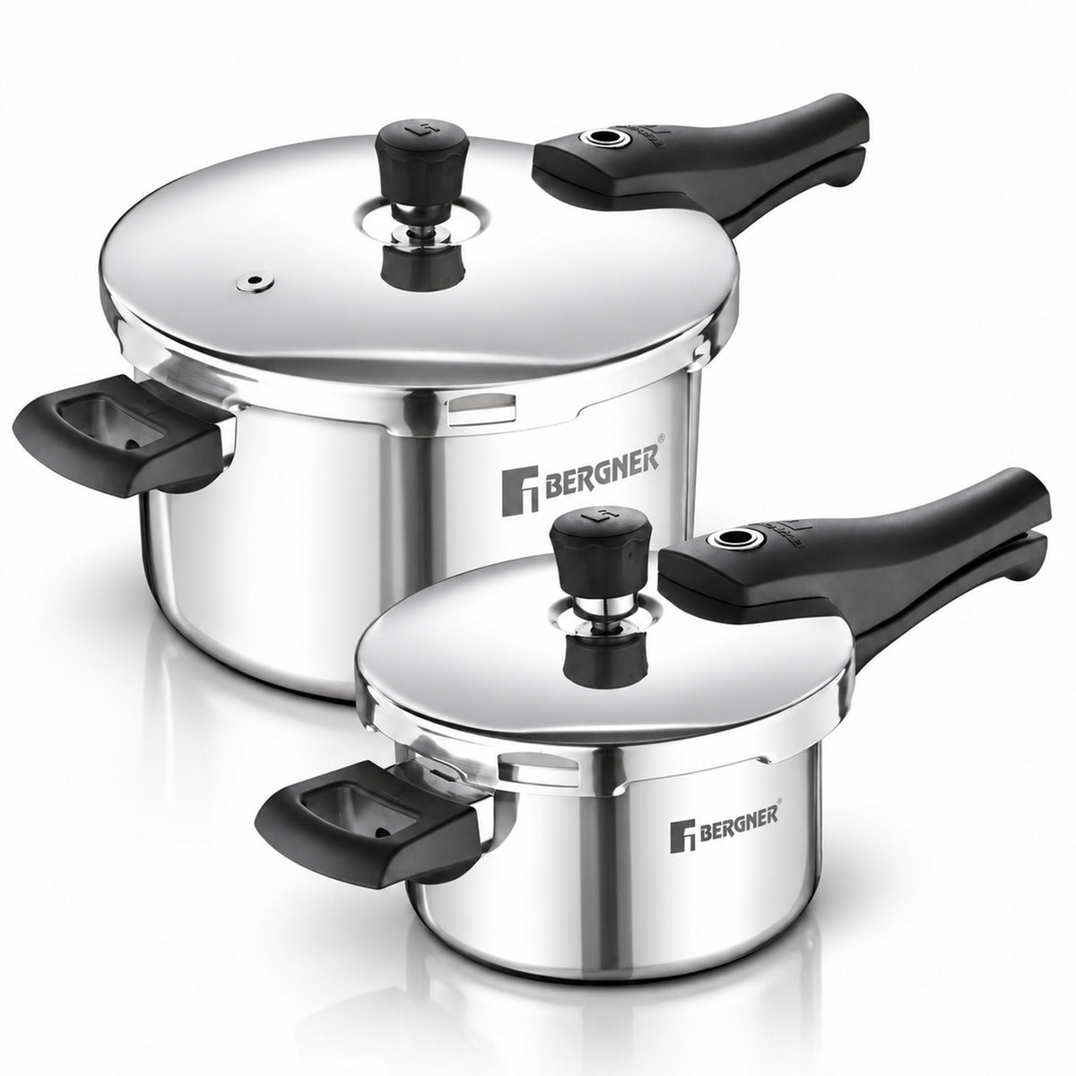 Argent Elements Triply Pressure Cooker Set  2 Pcs (1.5L + 3.5L)