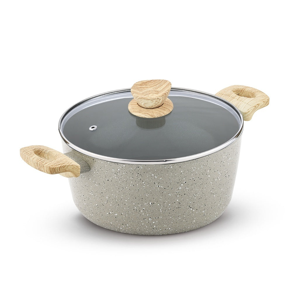 Naturally Ceramic Forged Aluminium 24cm (4.5 L) Casserole - Induction Bottom