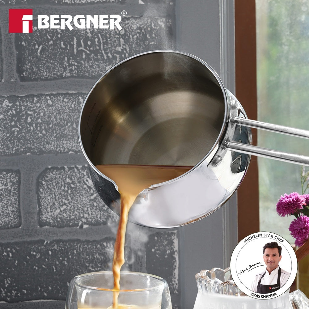BE Essentials Tri-Ply Stainless Steel 10cm (400ml) Coffee Warmer