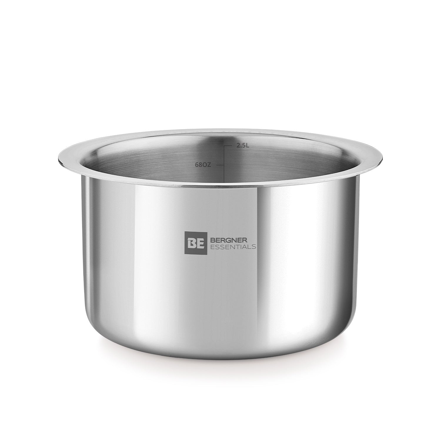 Bergner BE Bergner Essentials Tri-Ply Stainless Steel Junior Tope - Induction Bottom (5-Year Warranty)