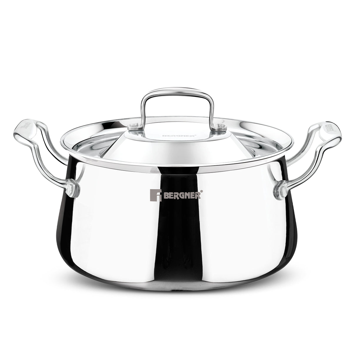 Argent Samsara Tri-Ply Stainless Steel Biryani Handi - Induction Bottom