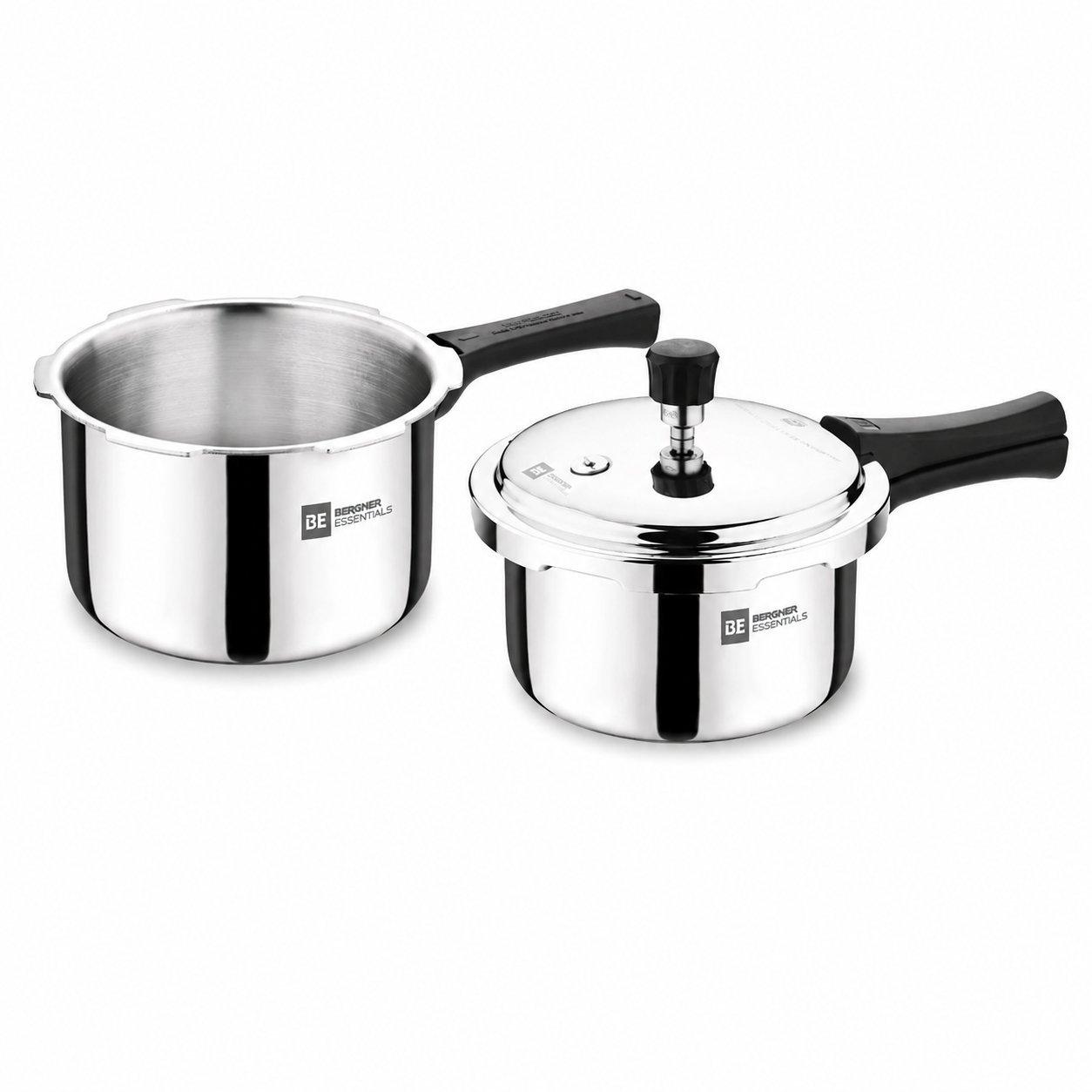 BE Essentials Triply Pressure Cooker 3 Pcs Set