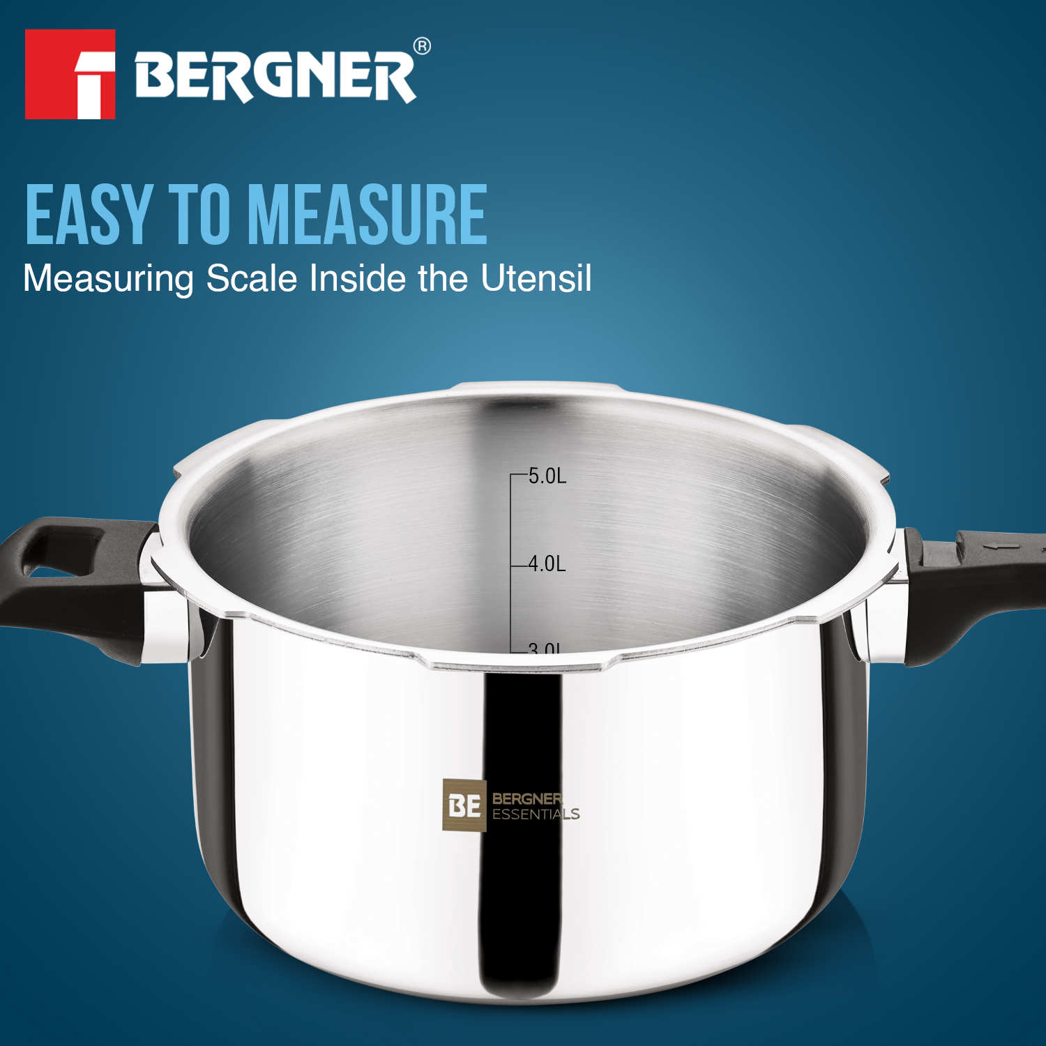 BE Essentials Triply Pressure Cooker 3 Pcs Set