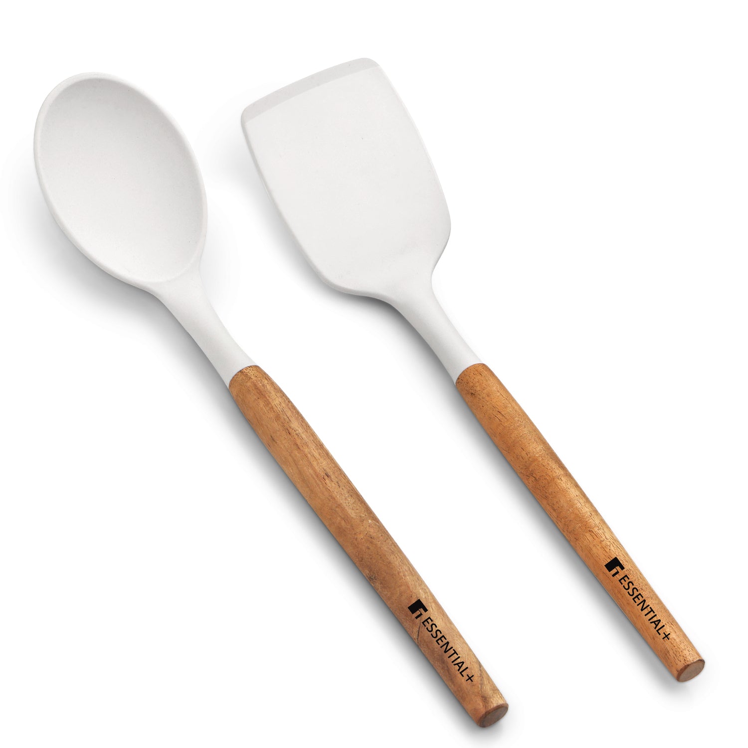 Essential Plus 2 Pcs Kitchen Tool Set - Solid Spoon & Slotted Turner