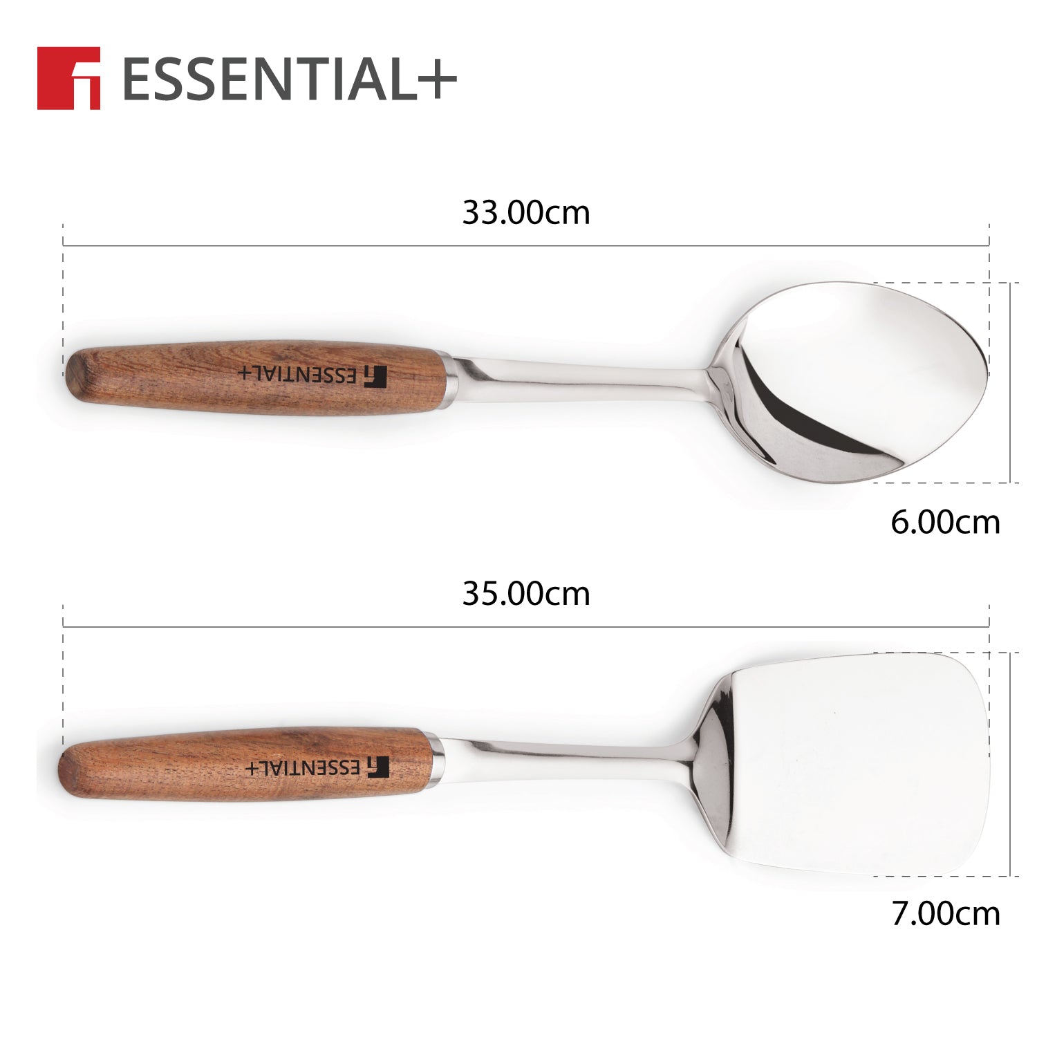 Essential Plus Stainless Steel 2 Pcs Kitchen Tool Set