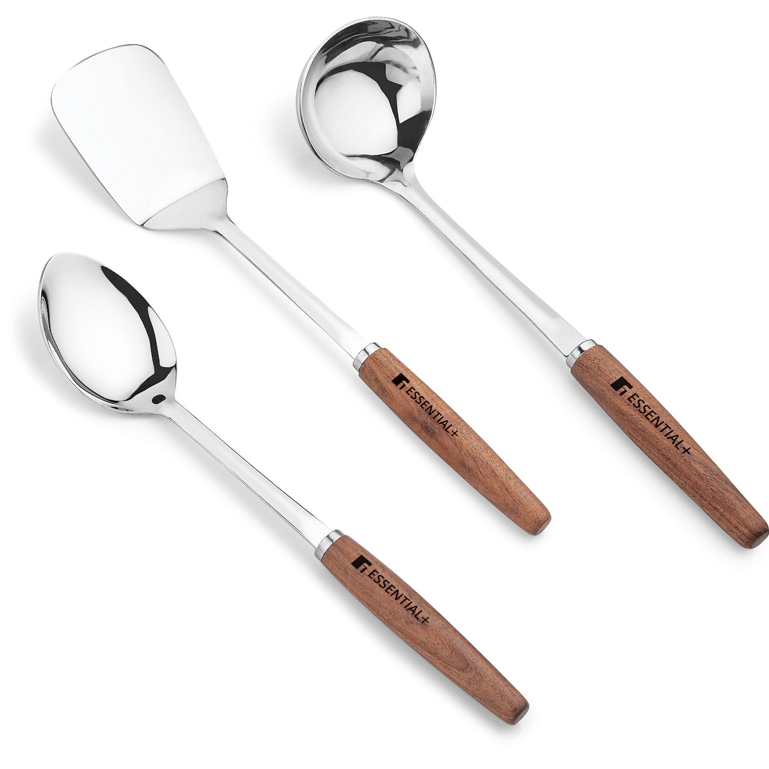 Essential Plus Stainless Steel 3 Pc Kitchen Tool Set