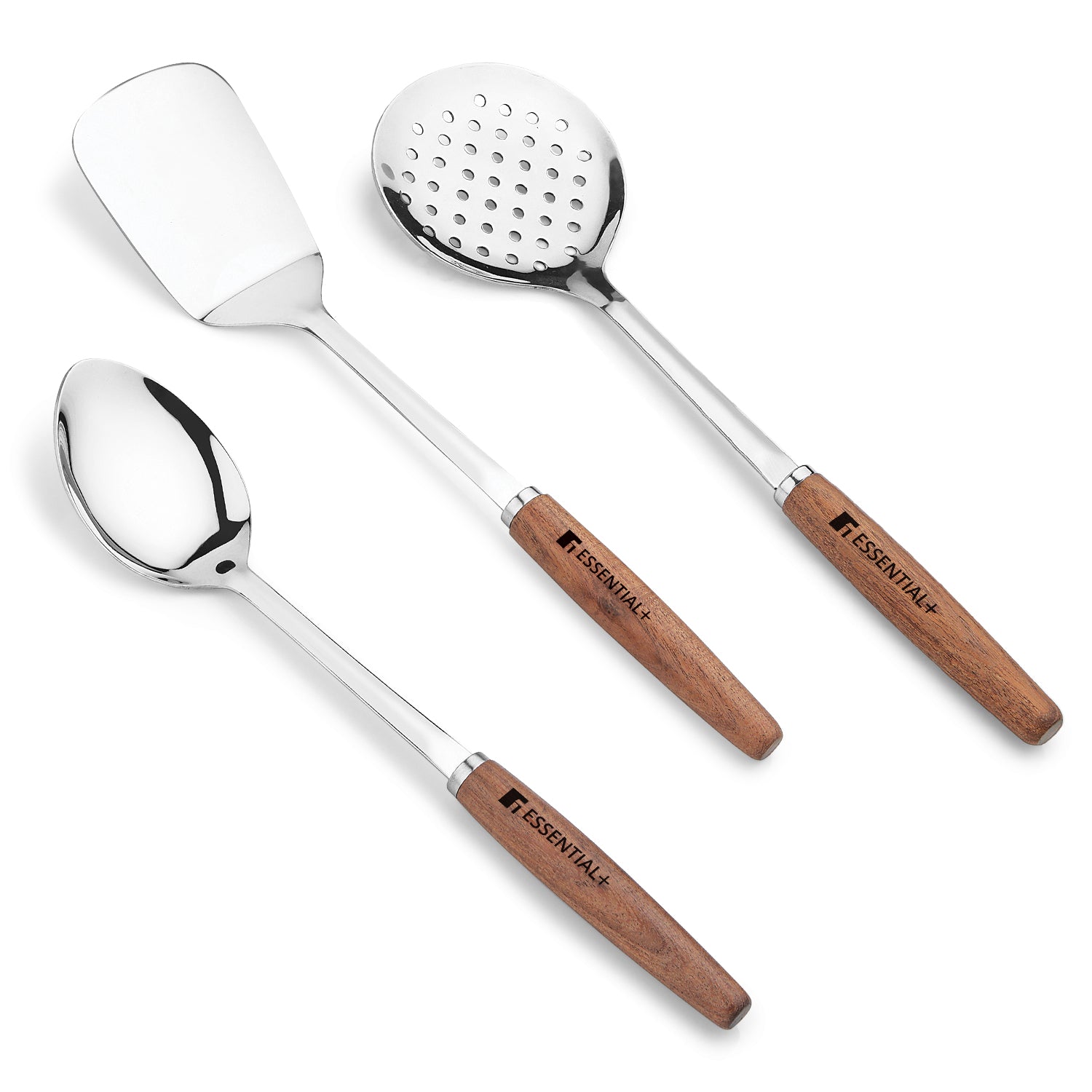 Essential Plus Stainless Steel 3 Pc Kitchen Tool Set