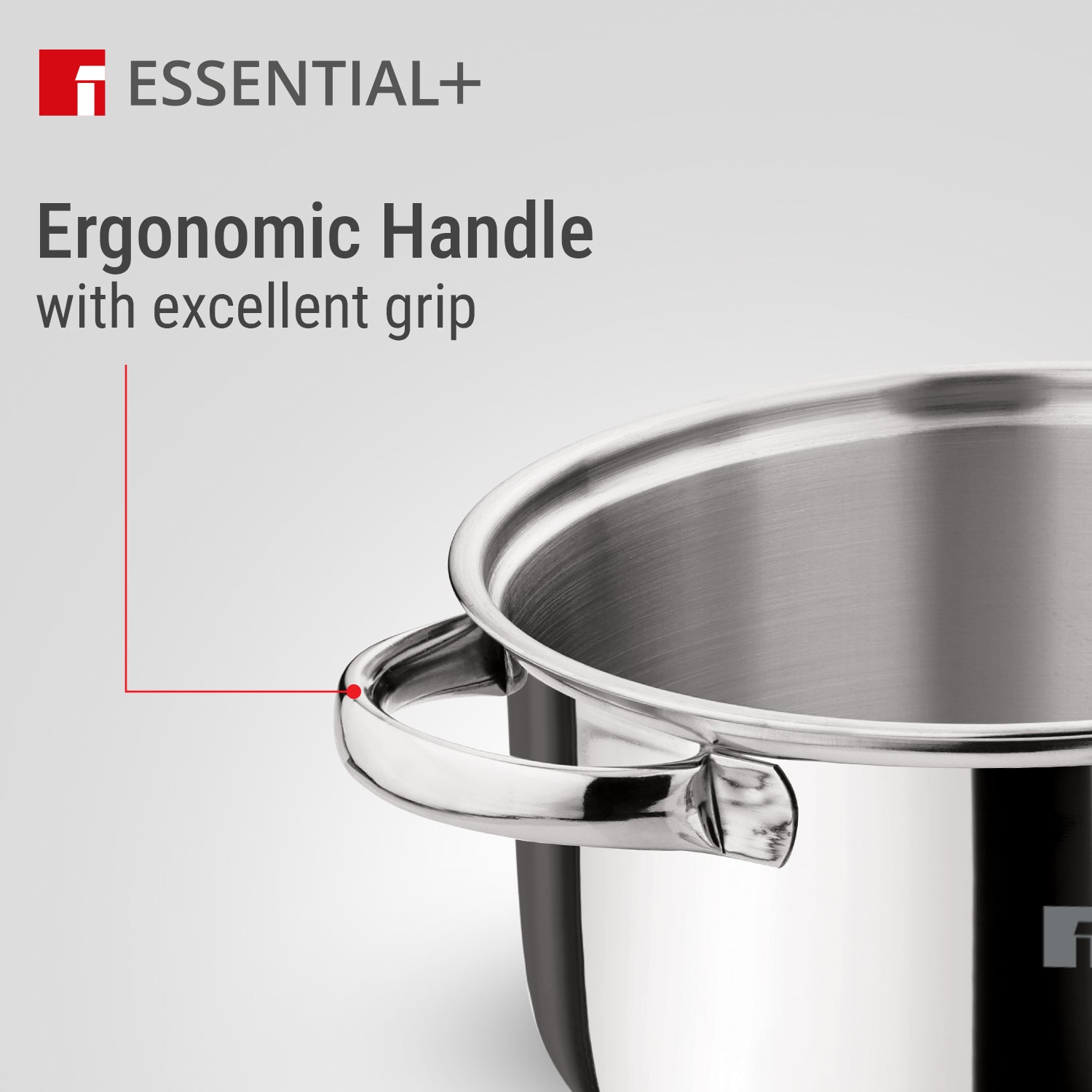 Essential Plus Stainless Steel 2 Tier Steamer (18cm Diameter)