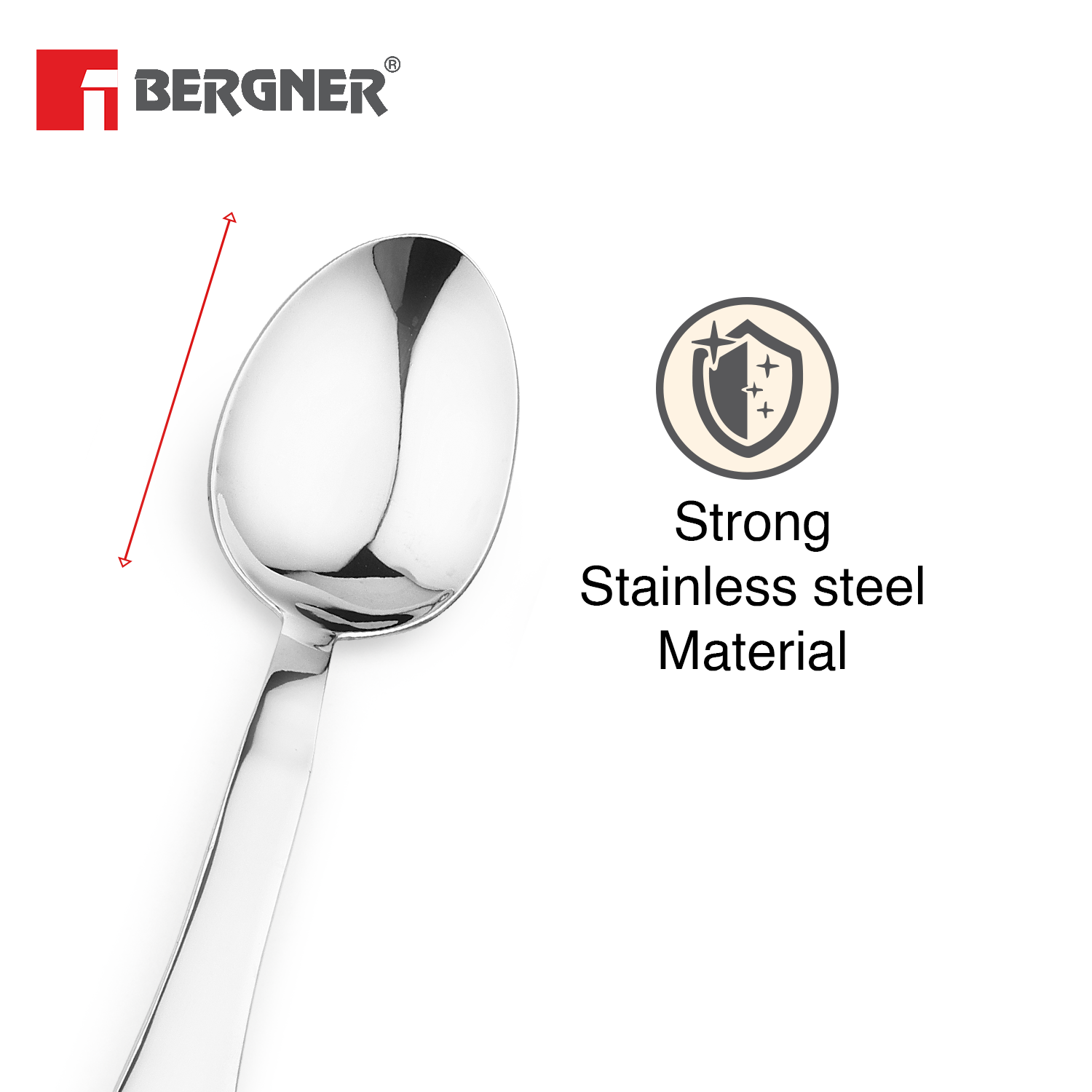 Argent Stainless Steel Serving Spoon 24 cm