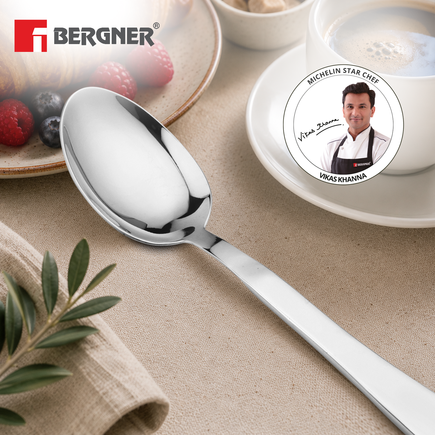 Argent Stainless Steel Serving Spoon 24 cm