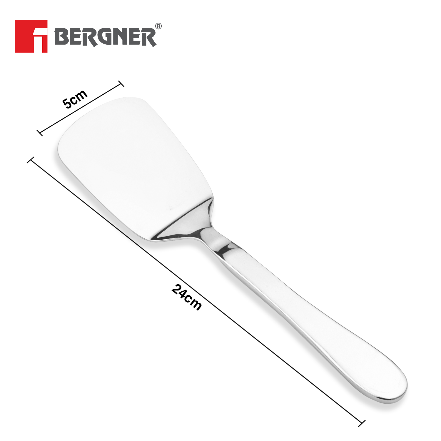 Argent Stainless Steel Solid Turner 24cm