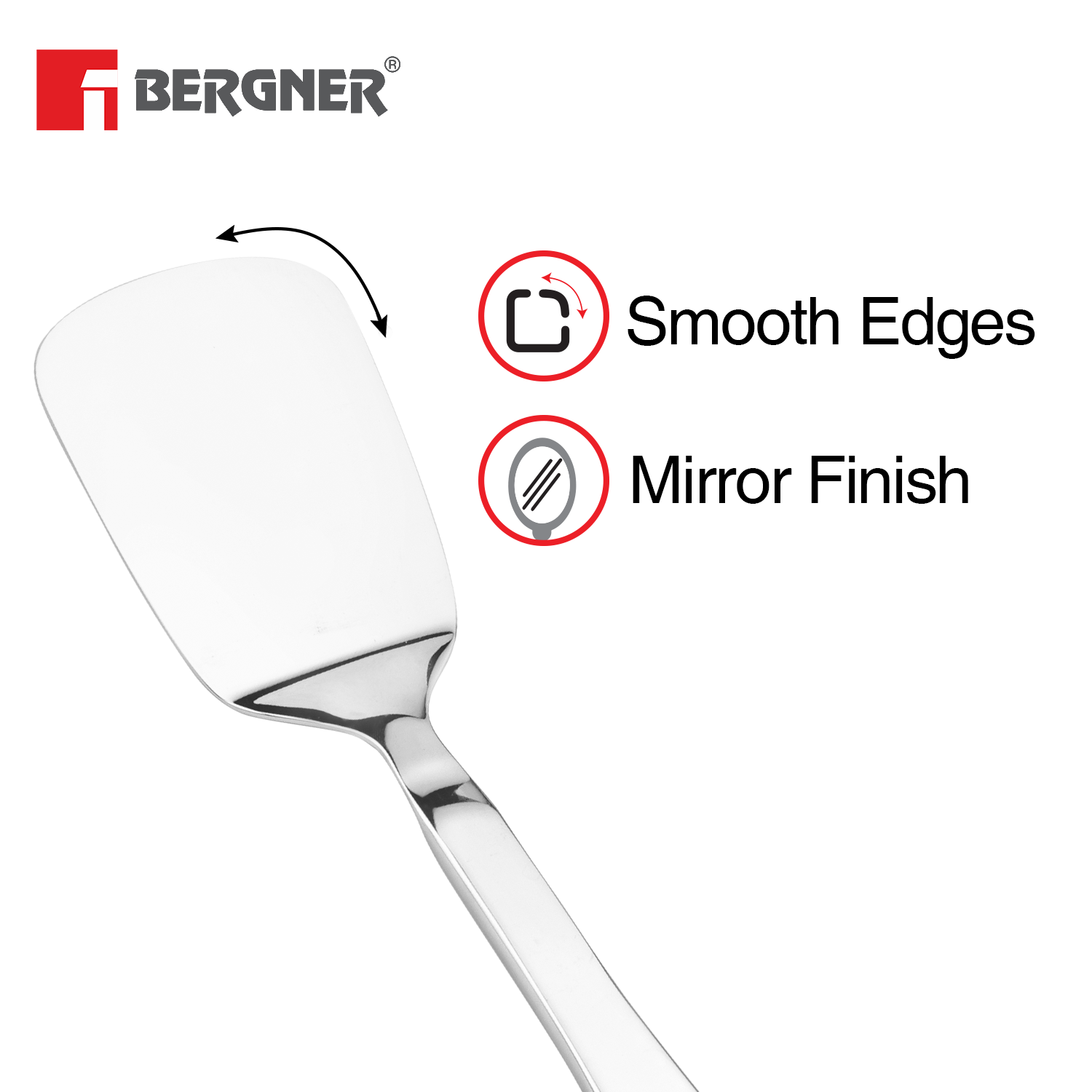 Argent Stainless Steel Solid Turner 31 cm