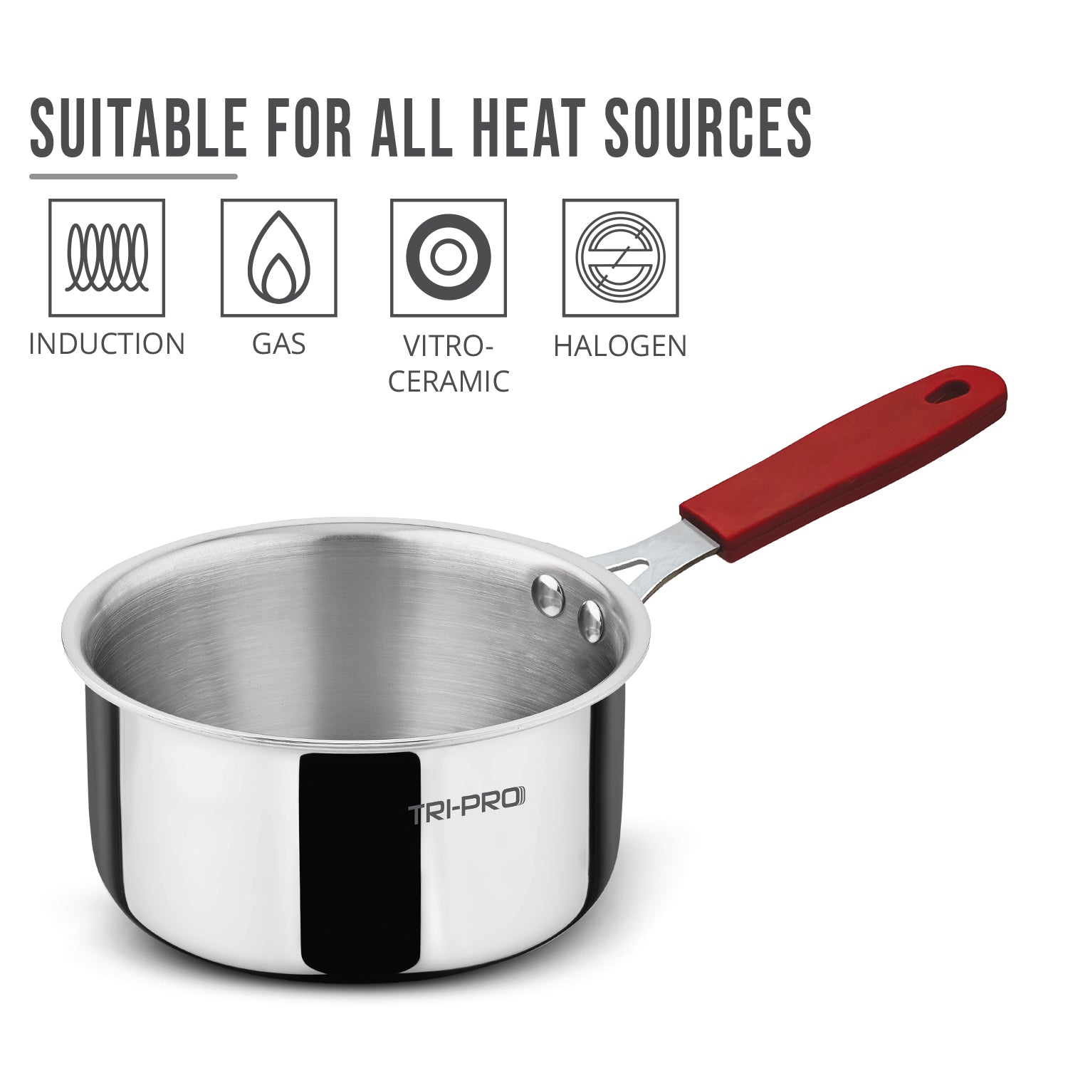 Bergner Tripro triply 14cm / 1.1 L Saucpan