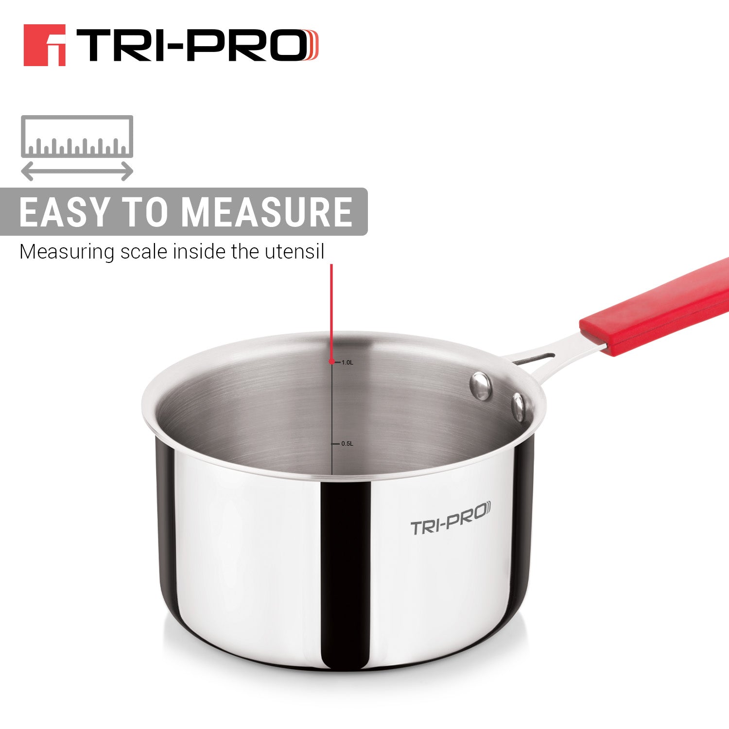 Bergner Tripro triply 14cm / 1.1 L Saucpan