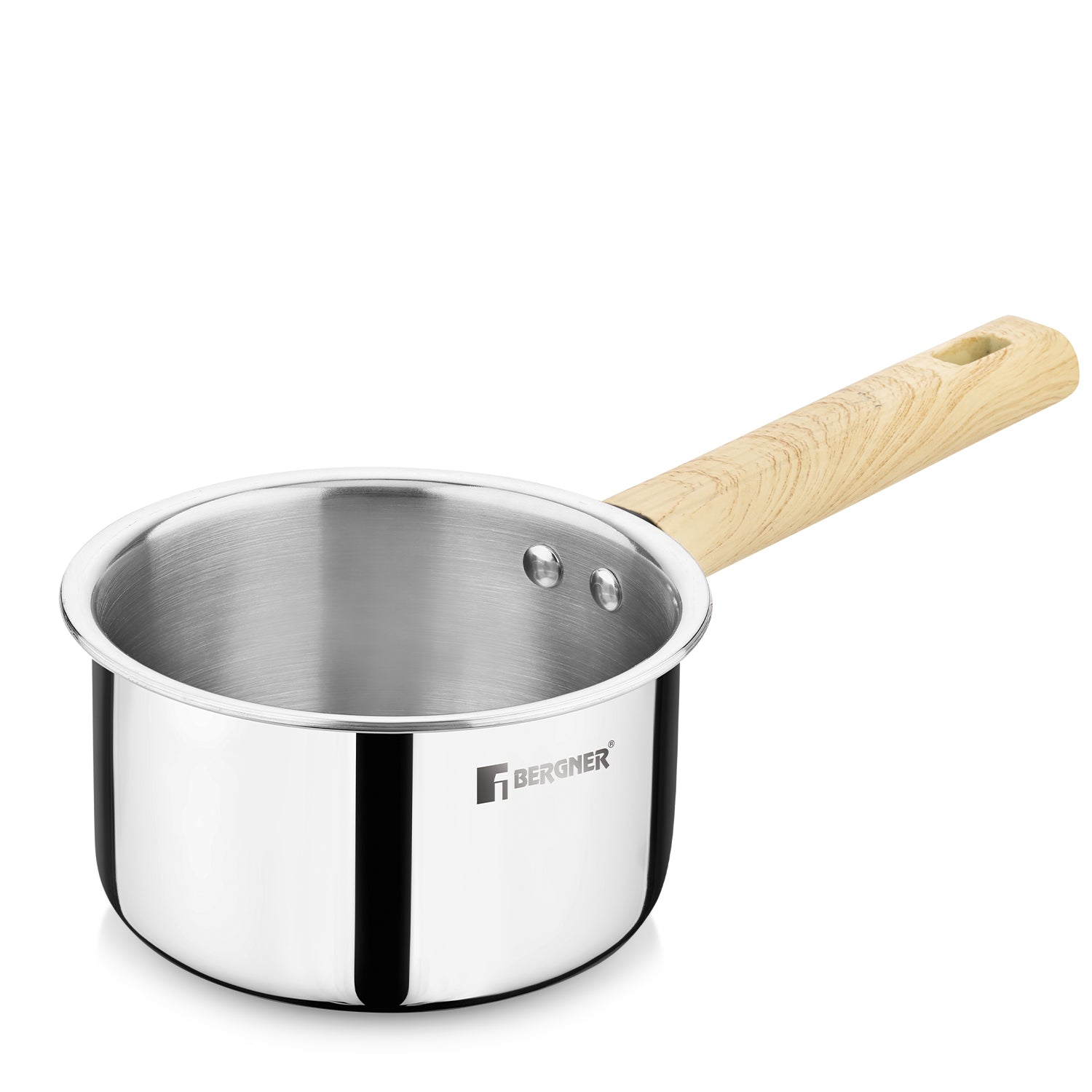 Tri-Oak Triply Stainless Steel Saucepan 14cm (1.25L)