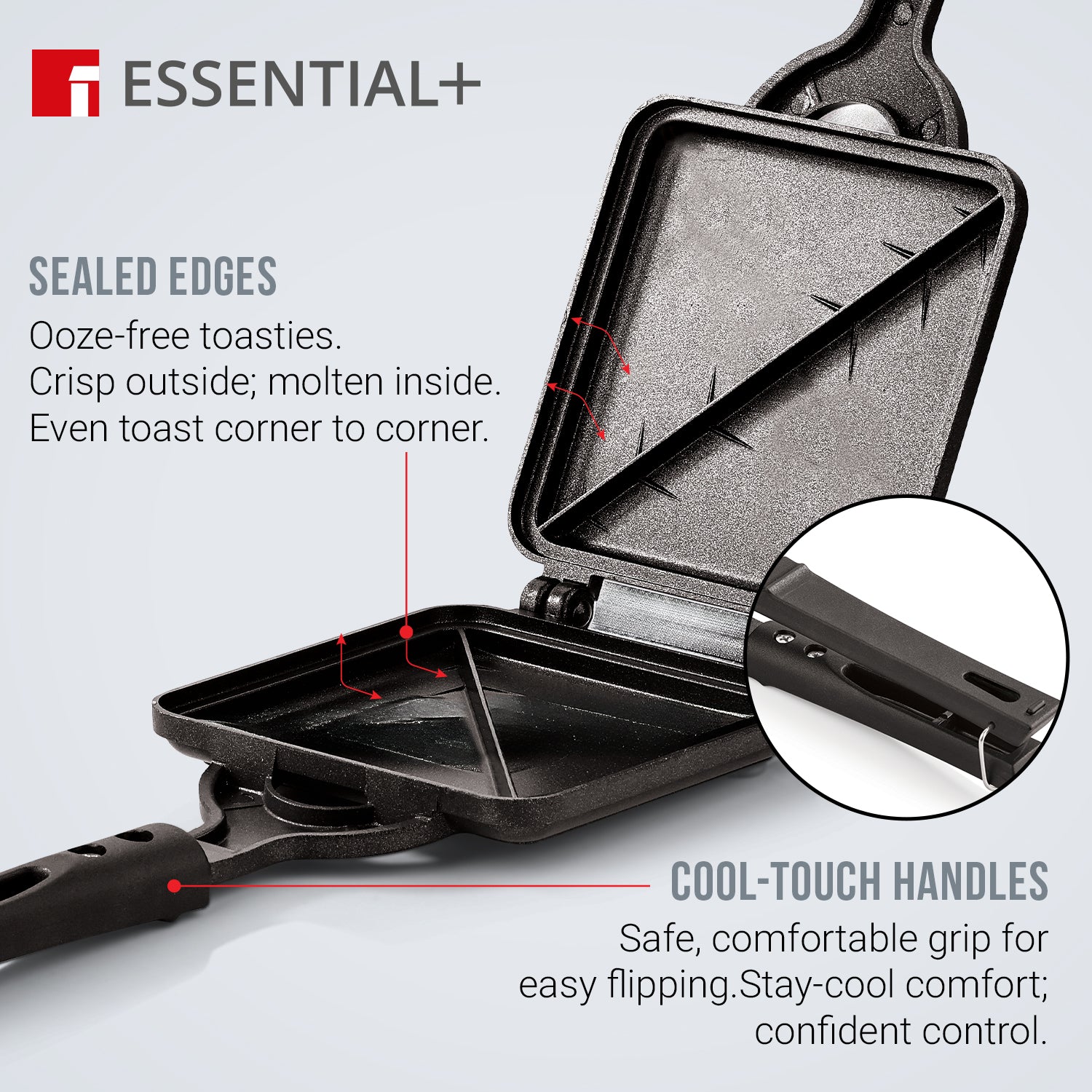 Essential Plus Sandwich Toaster (2Cut)