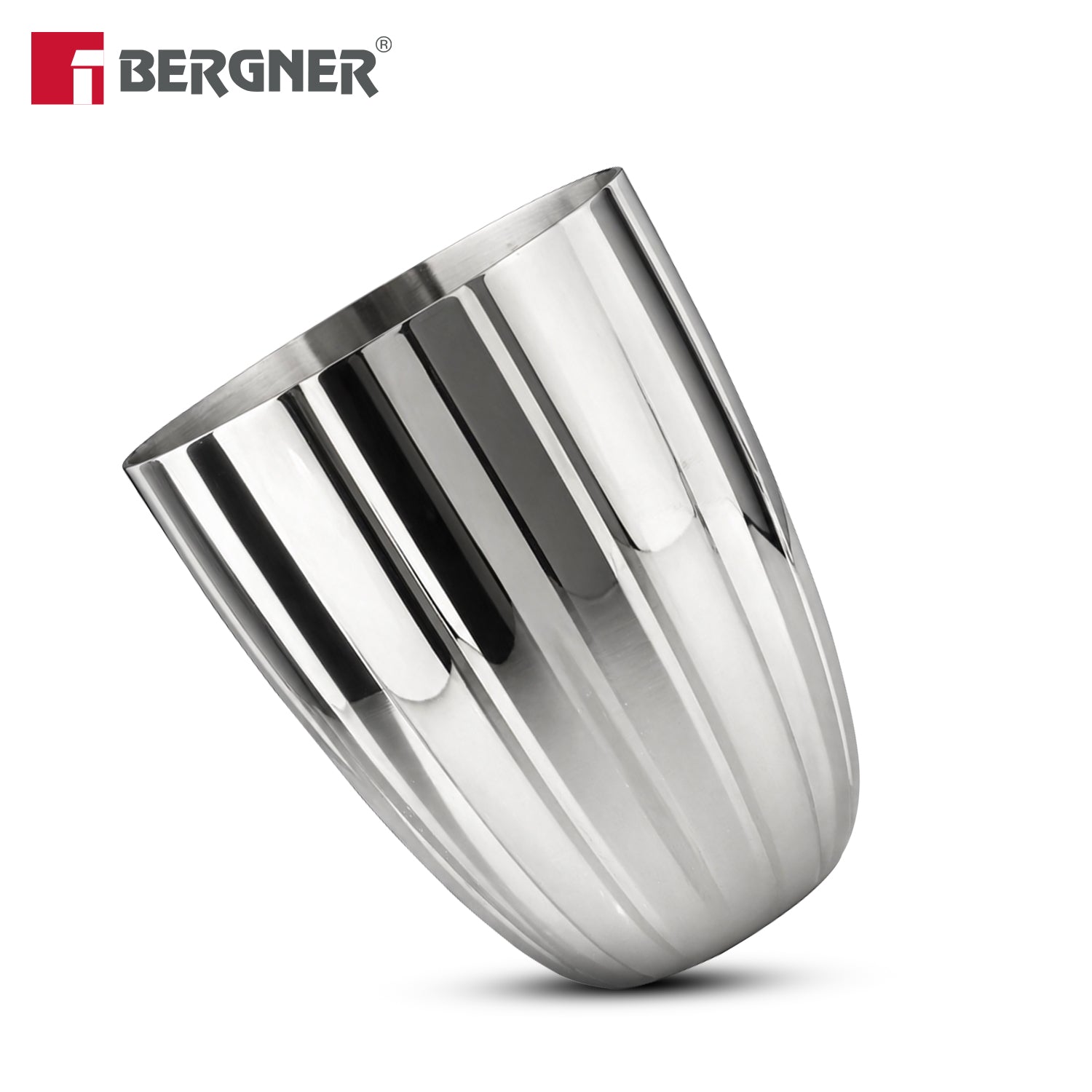 Signature 304 Stainless Steel Hammered 6 Pcs Glass (300ml each)