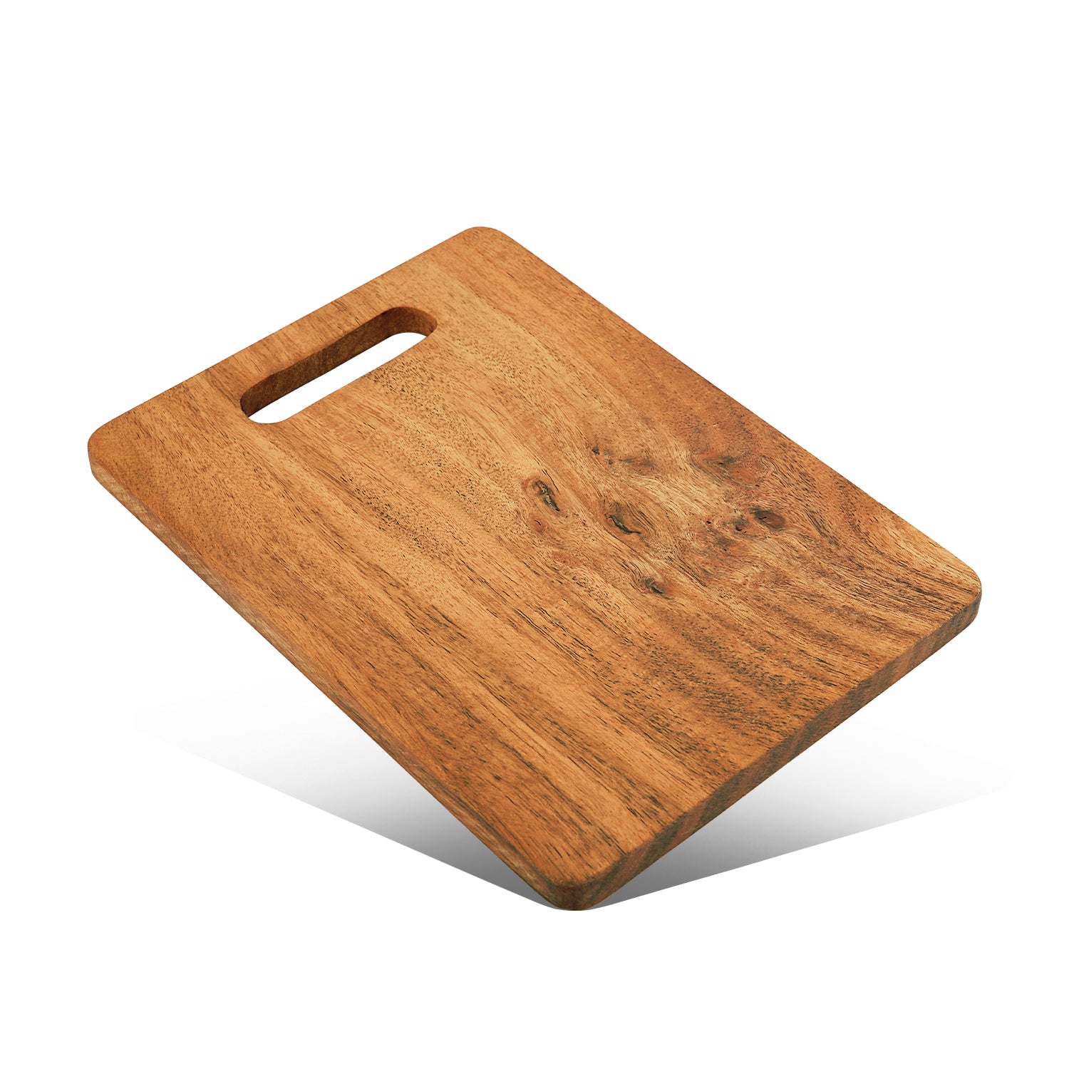 Bergner Wooden Chopping Board for Kitchen, Acacia Wood, Smooth Odour and BPA Free