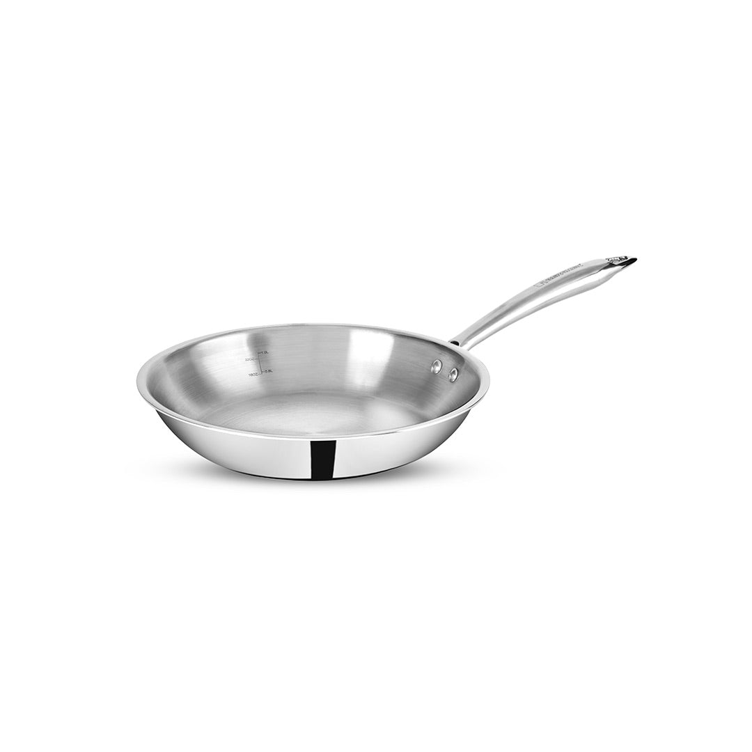 Bergner Argent Junior Chef Triply Stainless Steel Fryapn - Induction Bottom (5-Year Warranty)