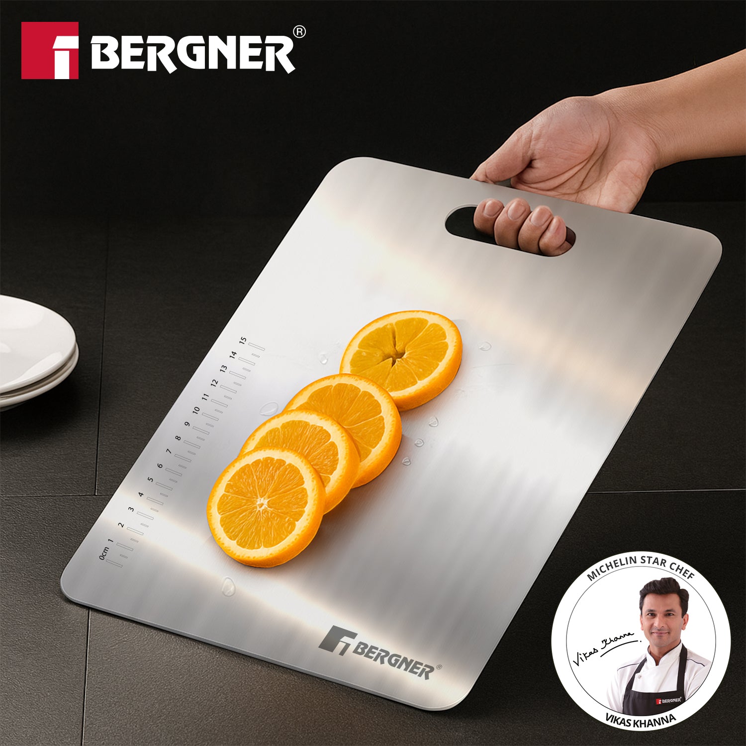 Stainless Steel Chopping Board | 25x36cm