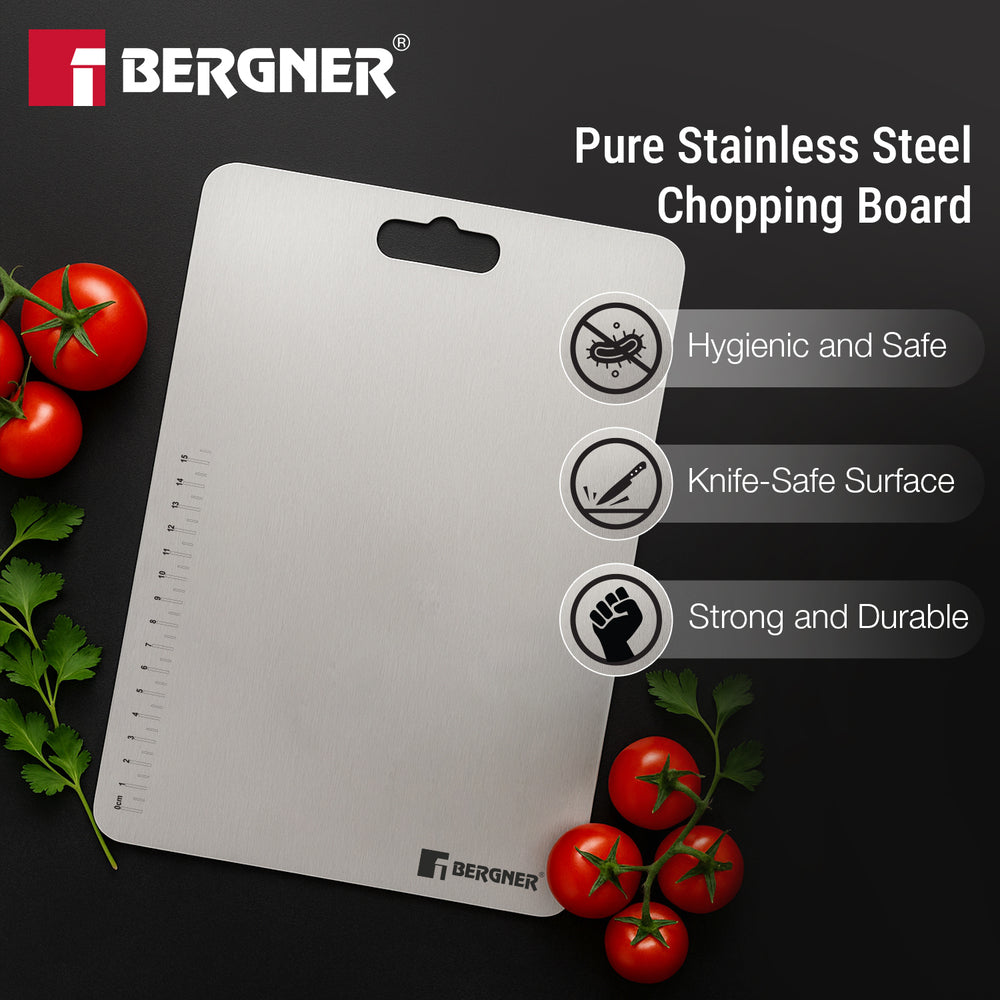 Essential Plus Stainless Steel Chopping Board | 25x36cm