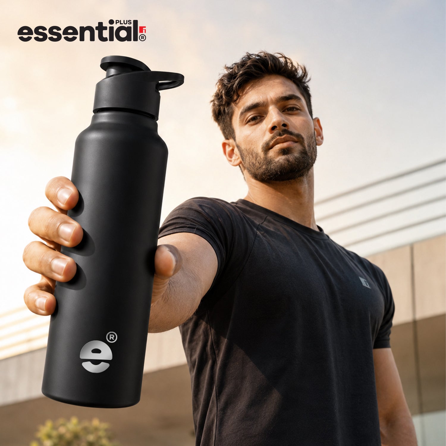 Essential Plus Stainless Steel Water Bottle 1000ml
