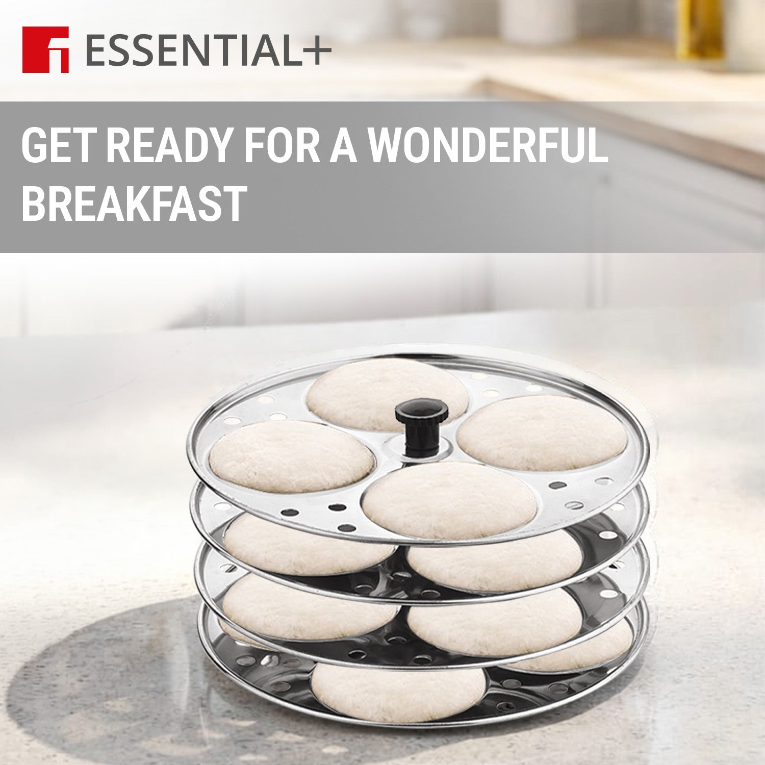 Essential Plus Stainless Steel Idli Stand / Idli Maker