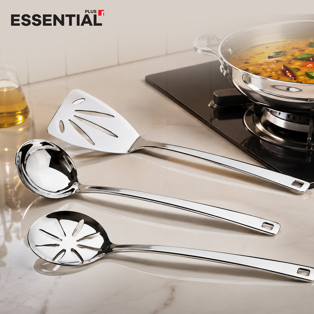 Essential Plus Stainless Steel Kitchen Tool Set 3 Pcs