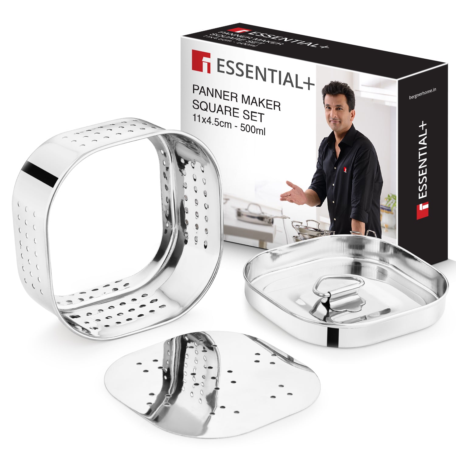 Essential Plus Stainless Steel 12cm Paneer Maker