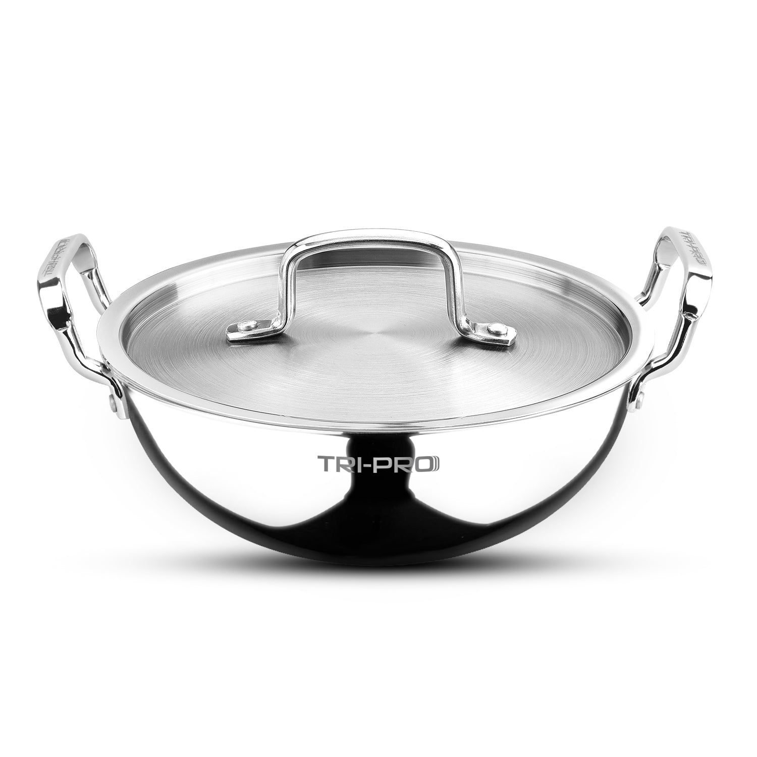 TriPro Tri-Ply Stainless Steel Kadai 24cm (2.5 L)
