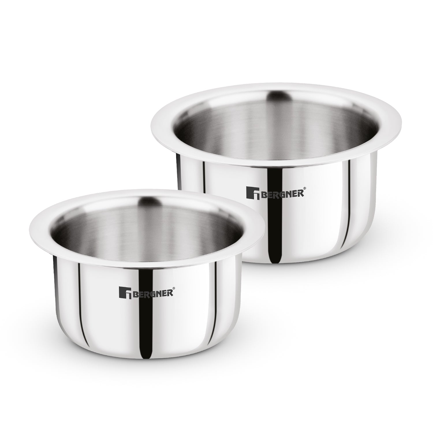TriPro Tri-Ply Stainless Steel 2 Pcs - Induction Bottom