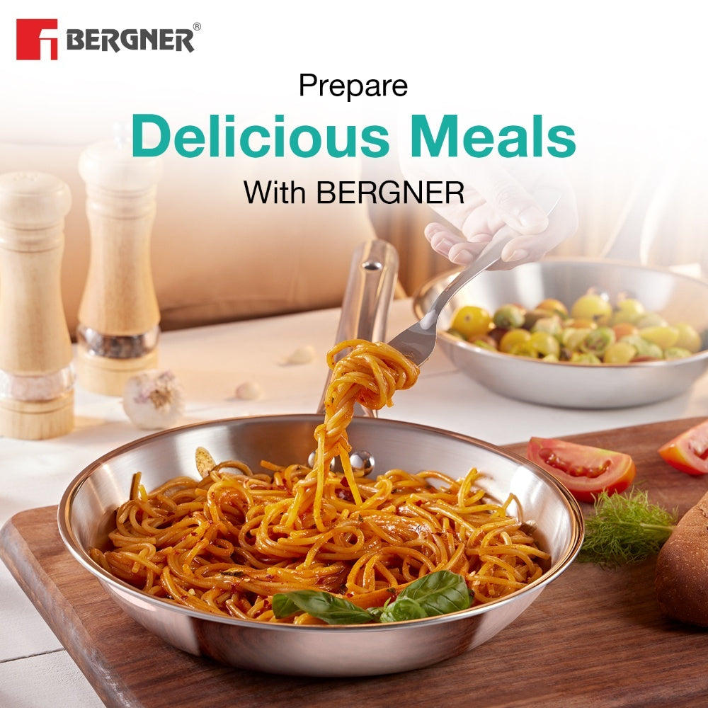 Tripro Triply Stainless Steel 3 Pcs Cookware set - Induction Bottom