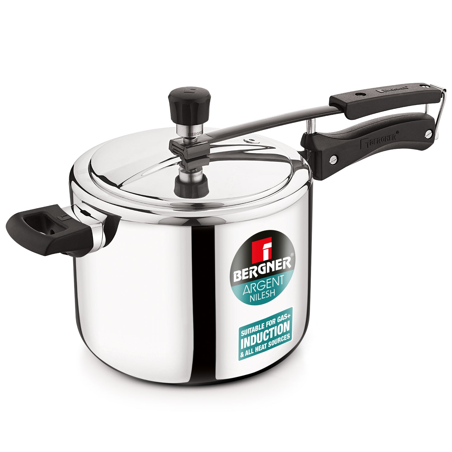Argent Tri-Ply 18/8 Stainless Steel Inner Lid 5L  Pressure Cooker