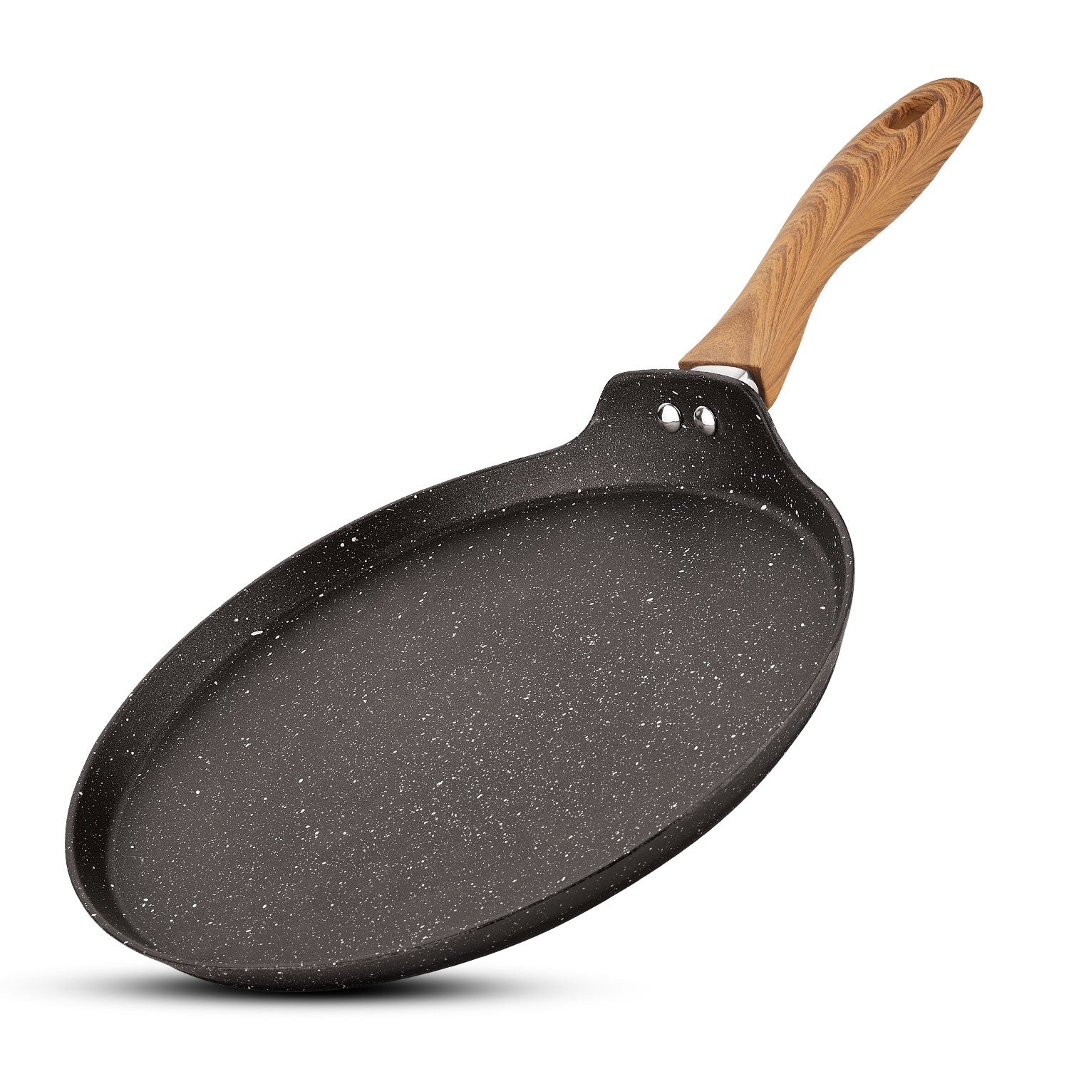 Ivory Black Granite Non-Stick 28cm Dosa Tawa