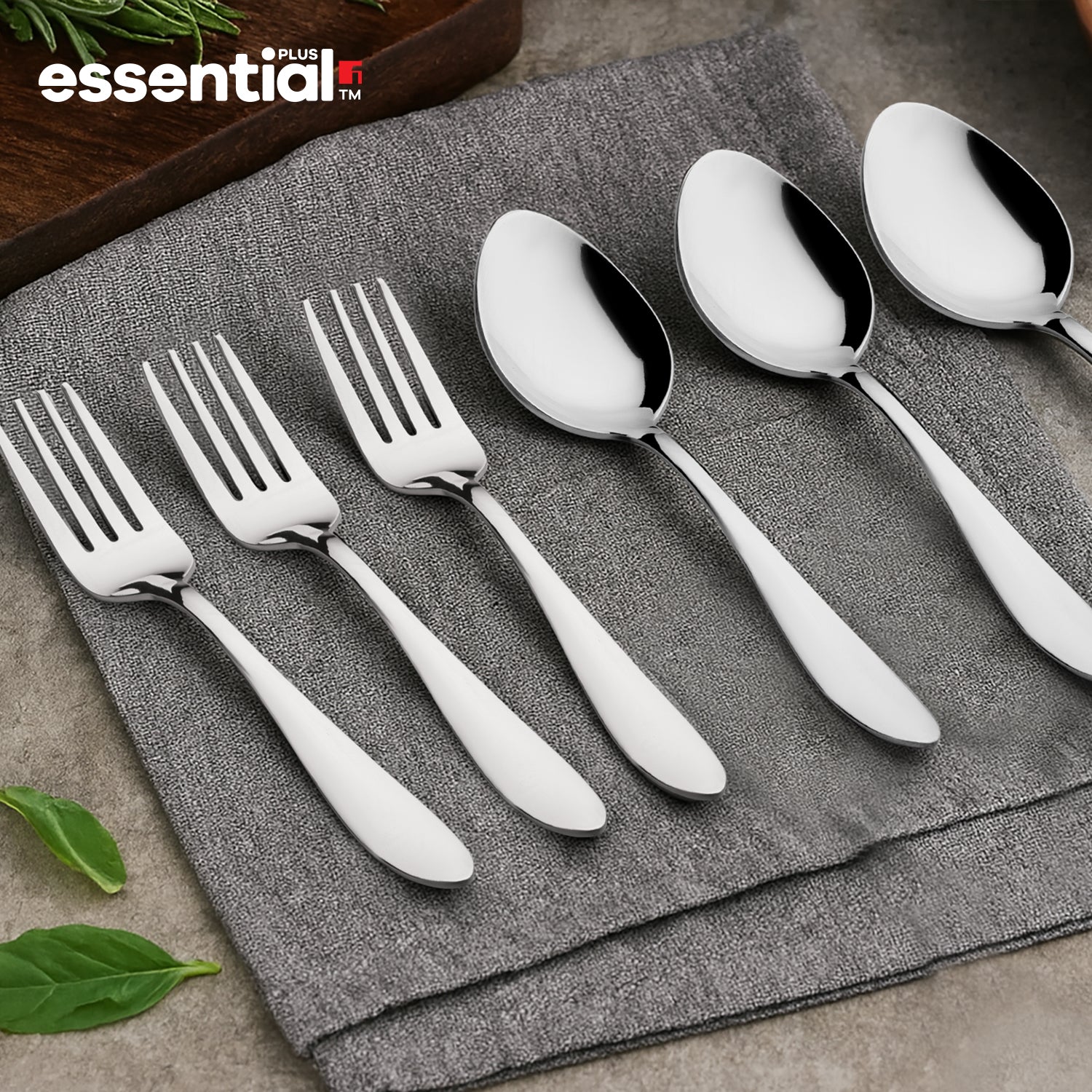Essential Plus Passion 12 Pcs Stainless Steel Cutlery Set