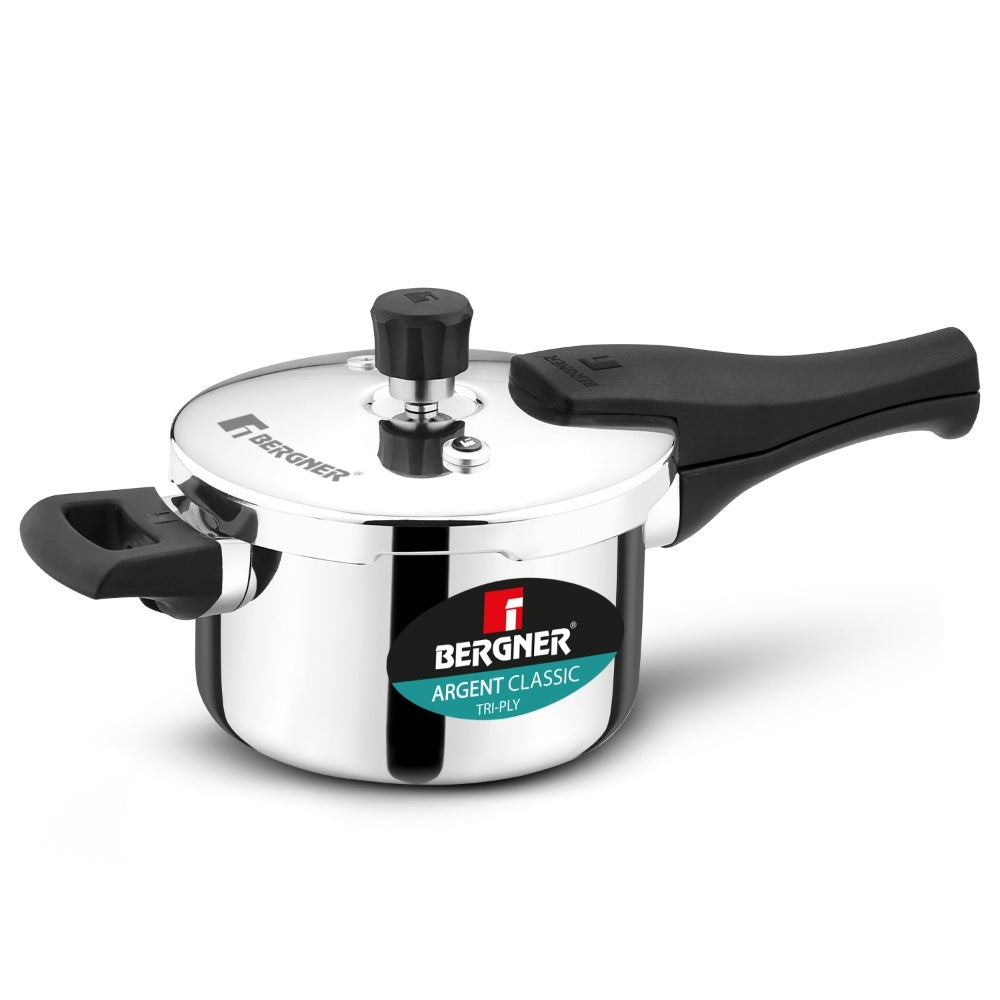 Argent Classic Triply 2.5 L Outer Lid Pressure Cooker - Induction Bottom