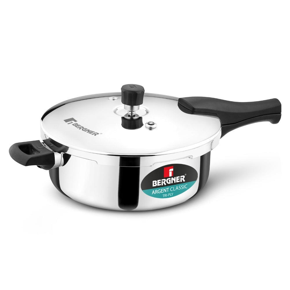 Argent Classic Triply 5 L Outer Lid Pressure Pan - Induction Bottom
