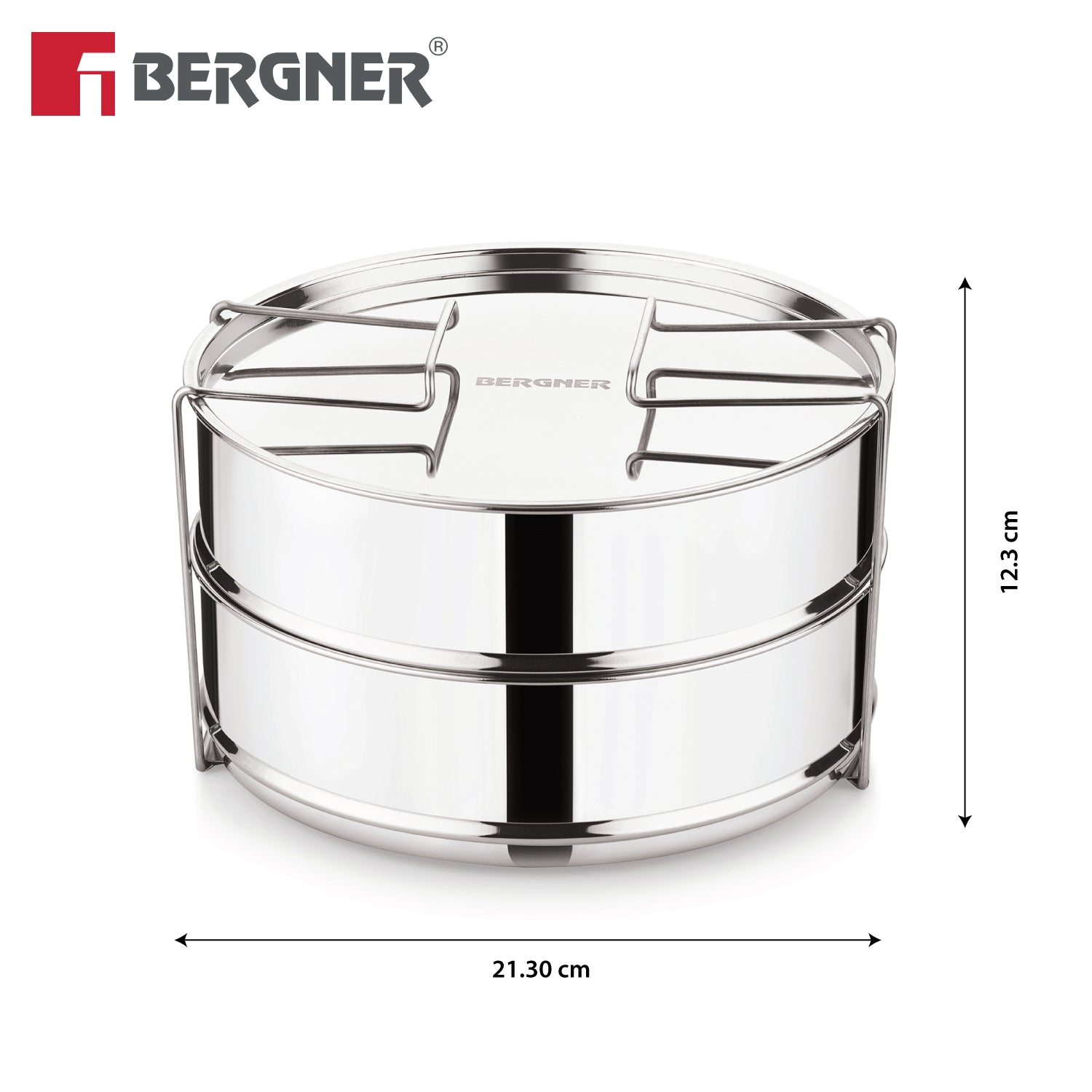 Argent Classic Stainless Steel 2 Tier Pressure Cooker Separator