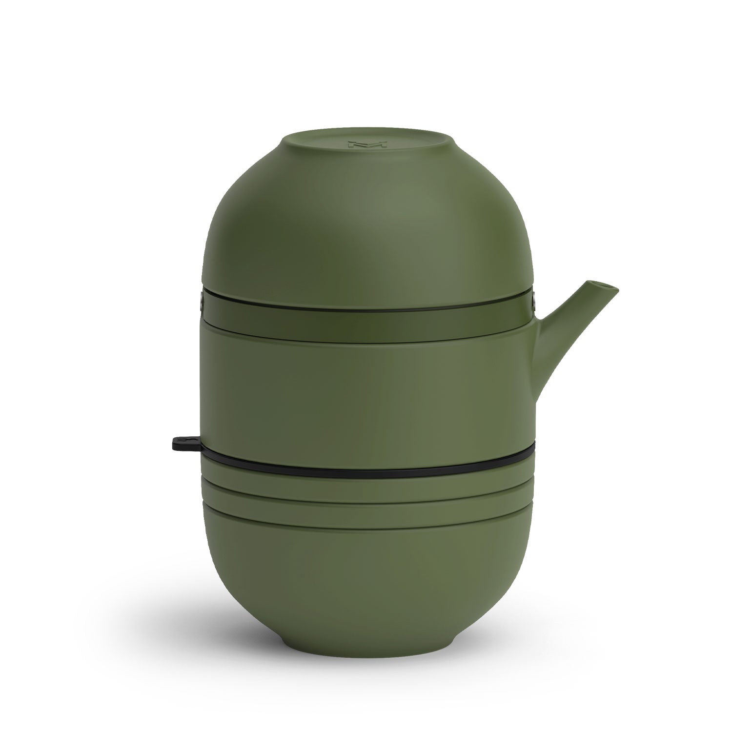 MasterPRO by Bergner Share Play Stoneware 8 Pcs Teaware Set - Sage Green