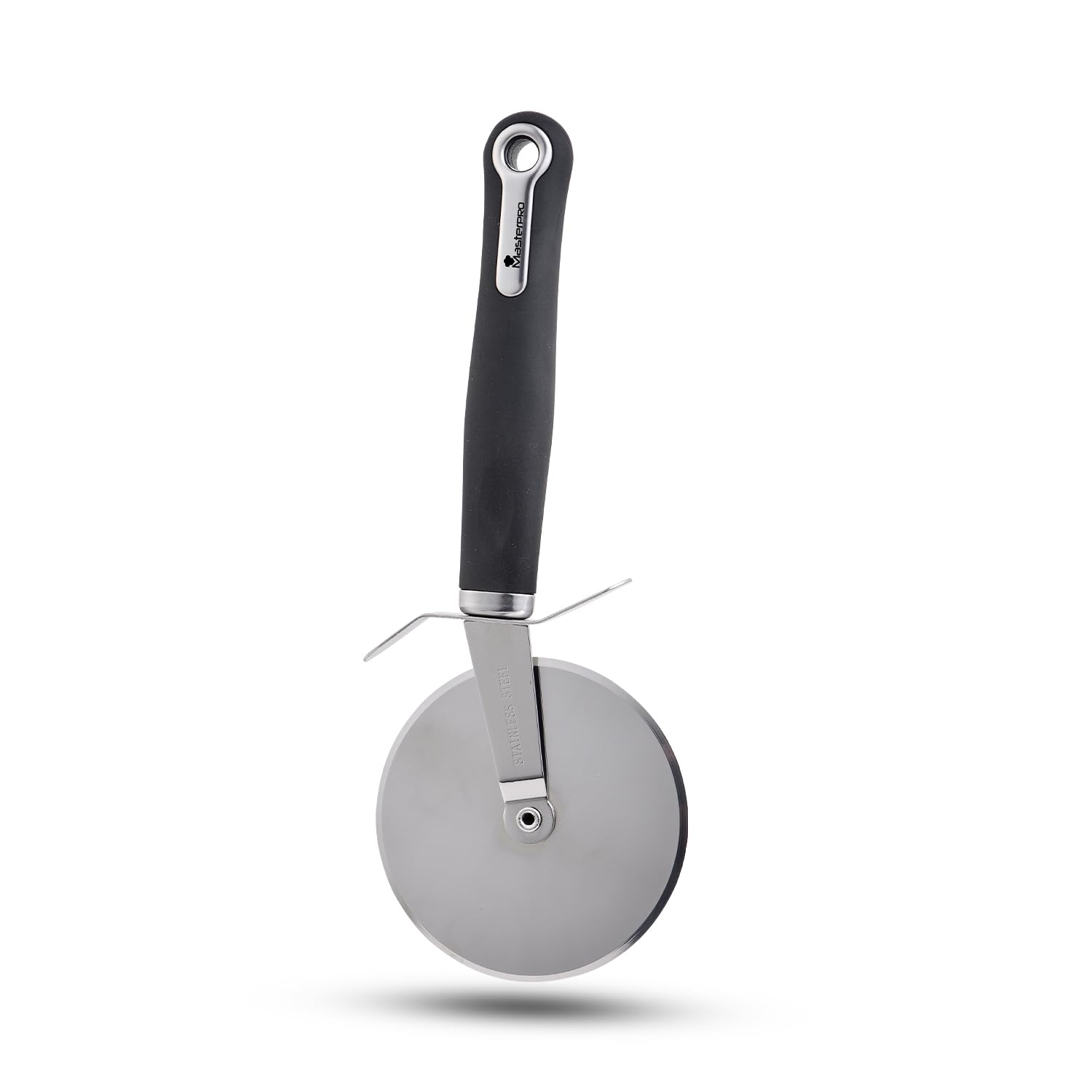MasterPro Stainless Steel Pizza Cutter Cycle (Black)