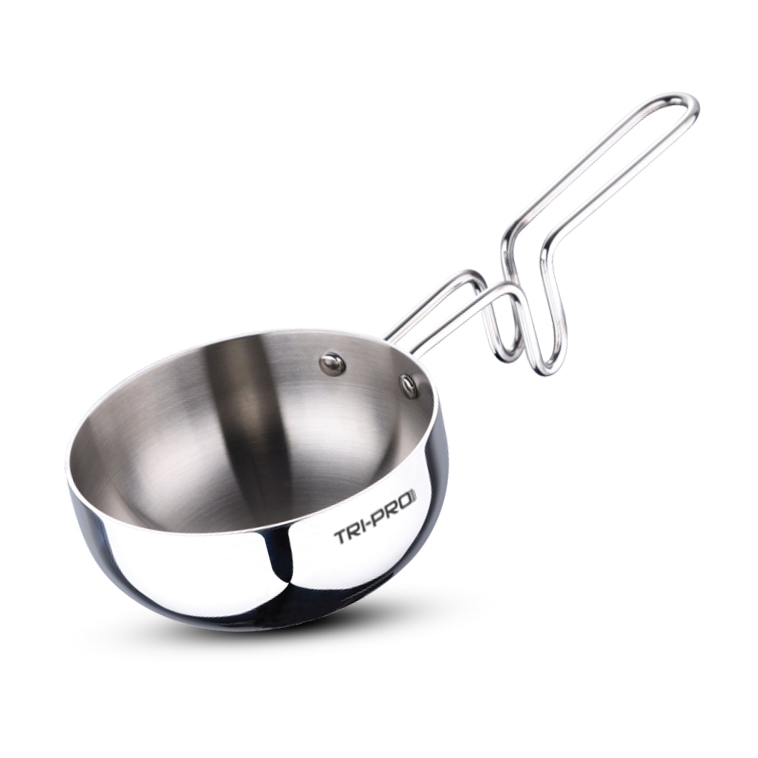 TriPro Tri-Ply Stainless Steel 10cm (300ml) Tadka Pan