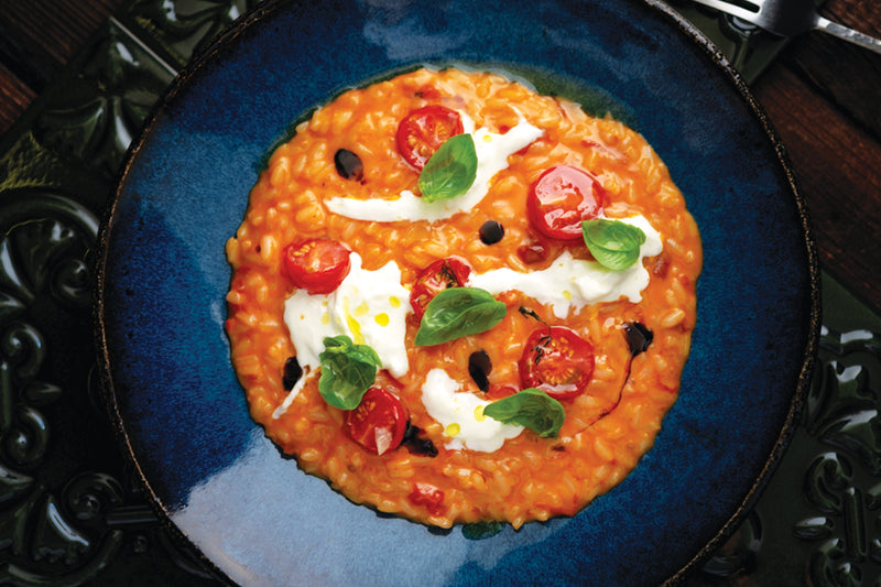 Basil Risotto Cake Tomato Basil Risotto